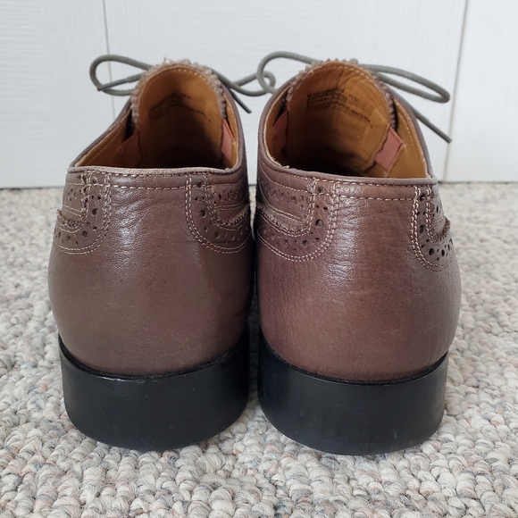 Florsheim Mens Oxford Dress Shoes Brown Gray Almond Toe main image 11